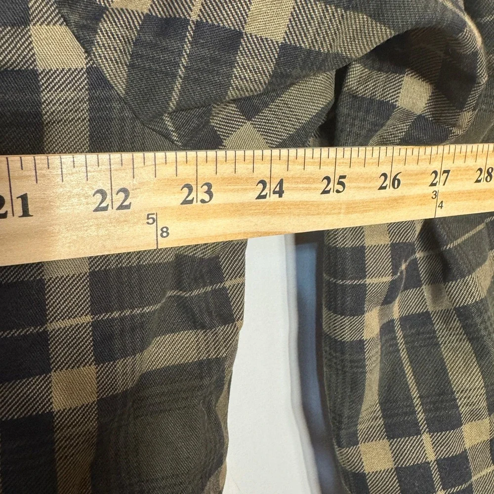Chore Jacket Mens L Plaid Sherpa Lined Warm Work Casual Outdoor Coat Button Down